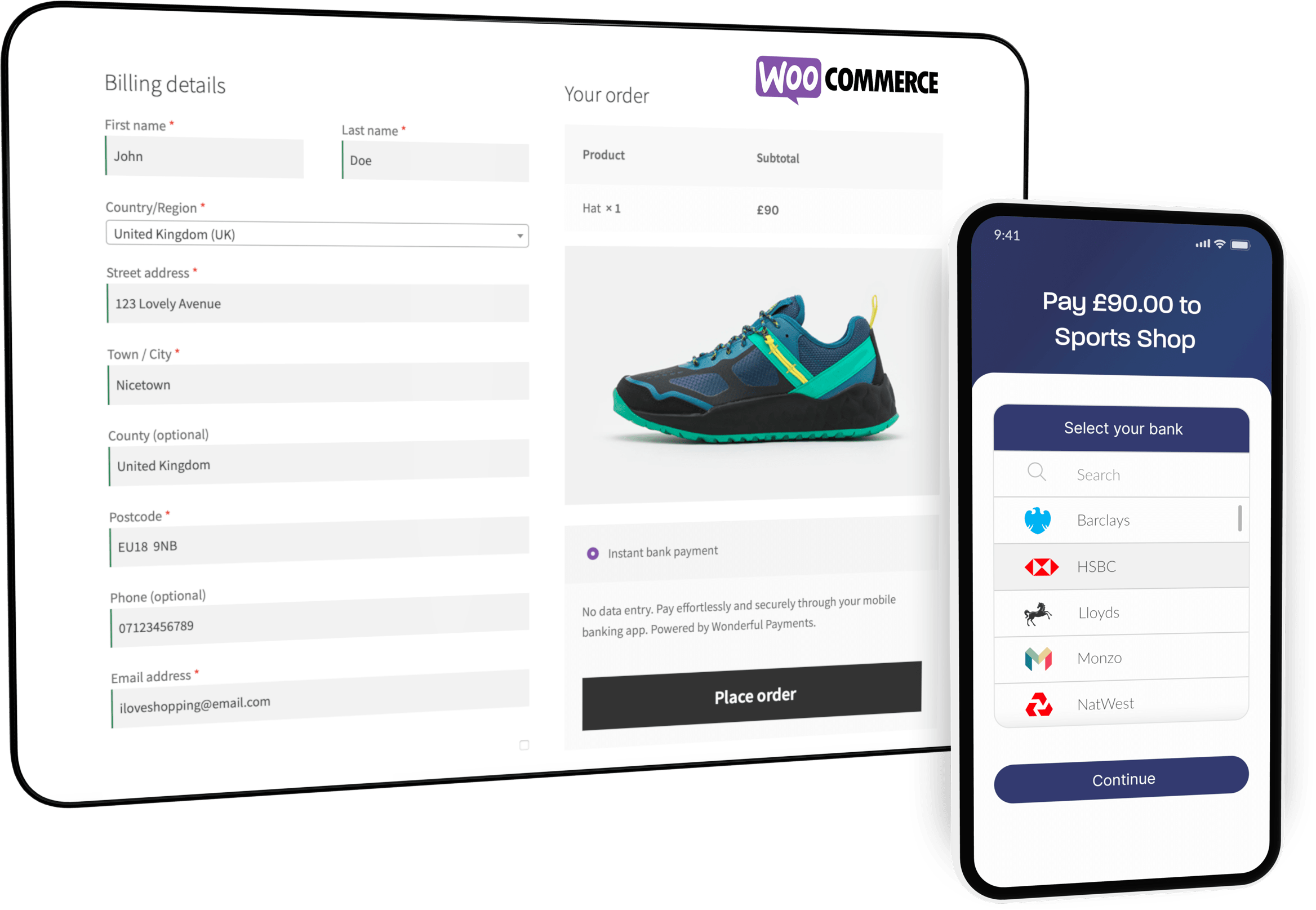 Ecommerce with Wonderful Payments